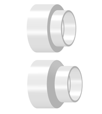 4 X 4 S/D X DWV CPLG - - Solvent Weld